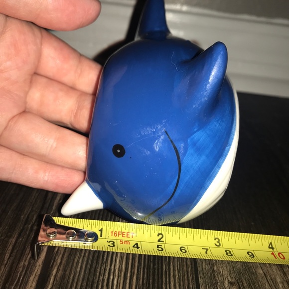 5/$25 Small Narwhal Ceramic Planter - Picture 12 of 15